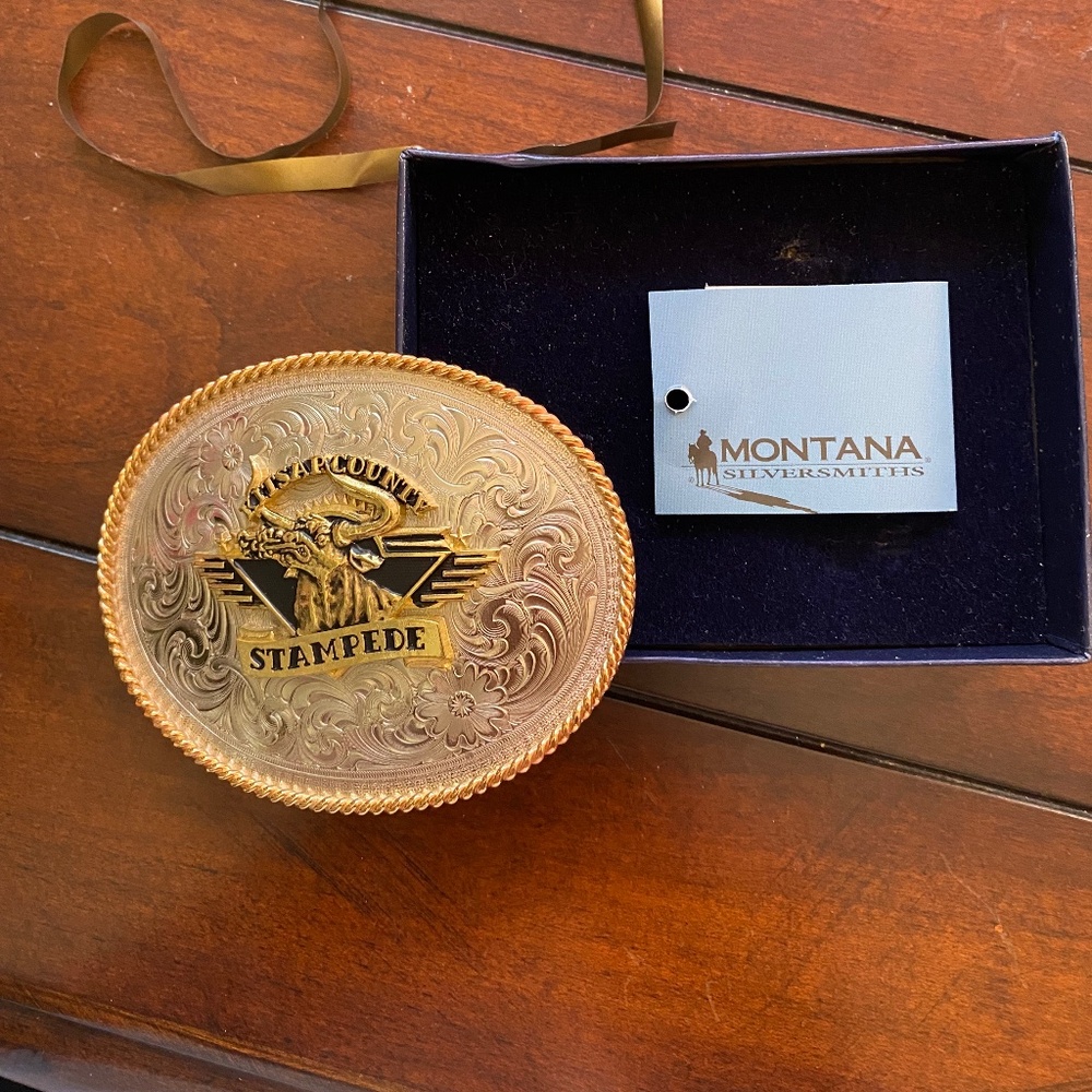 german silver belt buckle